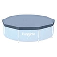 thumbnail image 1 of Funsicle 12 ft Round Above Ground Swimming Pool Cover, Gray, Adults, 1 of 7