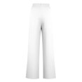 thumbnail image 3 of Pants for Women, Womens Fashionable Striped Printed Drawstring Wide Leg Pants, 3 of 4