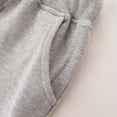 thumbnail image 4 of WEIYLL Pants for Boys Solid Color Tracksuit With Bunched Feet Mid Sized Hoodie Grey Fall Activewear size 4-5 Years, 4 of 9