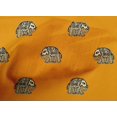 thumbnail image 4 of oneOone Cotton Cambric Fabric Elephant Block Printed Craft Fabric BTY 56 Inch Wide, 4 of 4