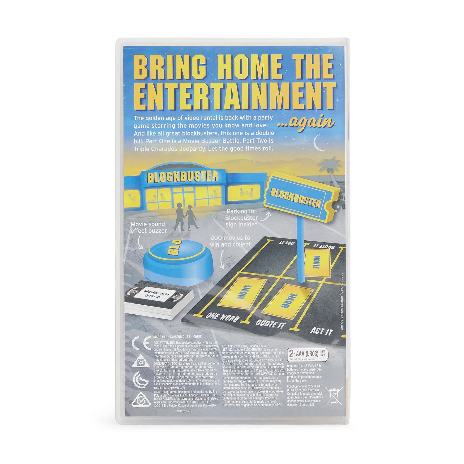 The Blockbuster Game: A Movie Party Game for the Whole Family