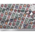 thumbnail image 3 of Soimoi Modal Satin Fabric Woodgrain Texture & Cartoon Machine Hardware Print Fabric by Yard 42 Inch Wide, 3 of 3