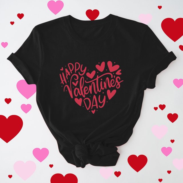 Cadeaux de la Saint-Valentin T-shirt Décontracté à Manches Courtes et Col Rond pour Femmes avec Imprimé Arbre de Noël
