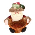 thumbnail image 3 of Festive Christmas Candy Storage with Santa Snowman Design for Holiday Table Decoration and Snack Serving Tray as a, 3 of 3
