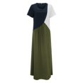 thumbnail image 4 of Ketyyh-chn99 Robe Formelle pour Femmes Robe Élégante pour Femmes Grande Taille Robe Maxi à Manches Longues Robe Longue Confortable Vert,5TG, 4 of 5