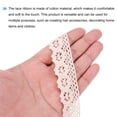 thumbnail image 4 of Unique Bargains Lace Trim Ribbon 30 Yards 1 Inch Cotton Elastic Trim for Craft,Gift Wrappers,Headbands,Beige Style 11, 4 of 5