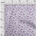 thumbnail image 2 of oneOone Velvet White Fabric Floral Sewing Craft Projects Fabric Prints By Yard 58 Inch Wide, 2 of 4