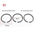 thumbnail image 3 of Air Compressor Piston+Piston Rings Parts Air Pump Accessories 42/47/48/51/65Mm, 3 of 7