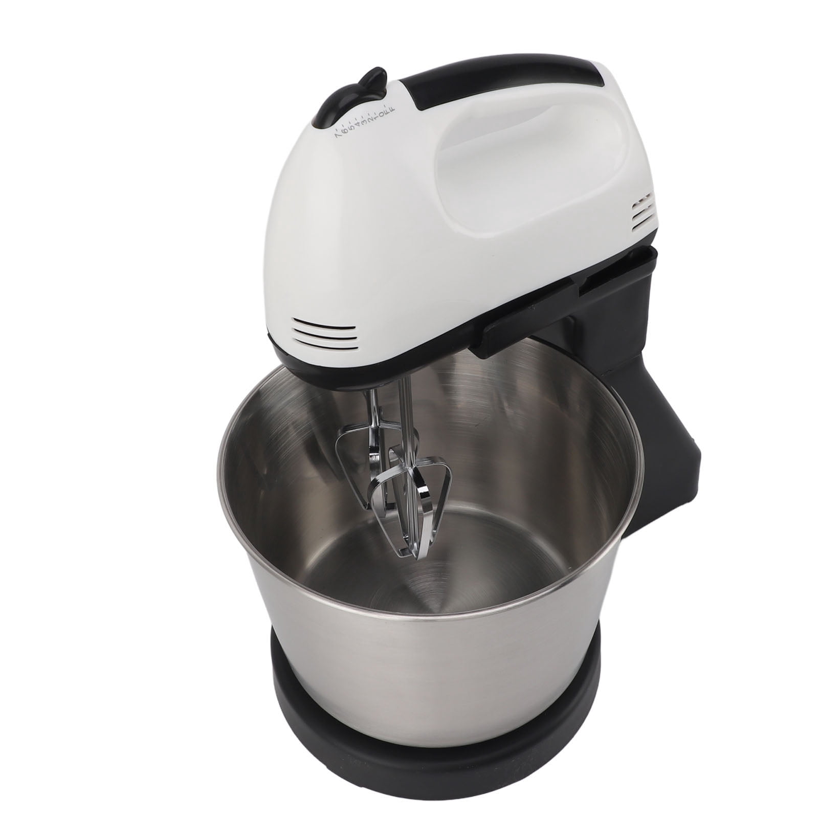 Electric Egg Beater, Easy To Use ABS Body Whisk Electric Mixer US Plug 110V 1.7L Stainless Steel Bowl  for Bakery