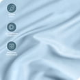 thumbnail image 2 of Bare Home Fitted Sheet - 22" Extra Deep Pocket - Premium 1800 Collection - Twin XL, Light Blue, 2 of 7