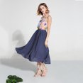 thumbnail image 2 of BLISSFUL STEP Women's Open Toe Lace Up Mid Chunky Heeled Sandals, 2 of 7