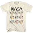 thumbnail image 1 of NASA Pastel Rockets Natural Adult T-Shirt M, 1 of 2
