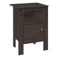 thumbnail image 2 of Monarch Specialties Accent Table, Side, End, Nightstand, Lamp, Storage, Living Room, Bedroom, Brown Laminate, Transitional, 2 of 4
