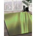 thumbnail image 3 of Ahgly Tapis Rectangulaire Lavable en Machine, Jaune Vert, 6 Pieds x 9 Pieds, 3 of 7