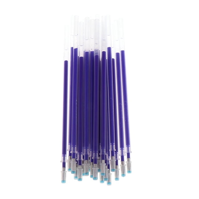 yuksok Blue Heat Erasable Marker Pen, High Temperature Sewing Tool 20Pcs Blue