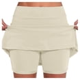 thumbnail image 1 of Jupe de Tennis Décontractée pour Femmes avec Poche, Tenue Active pour Yoga, Sport, Performance, Style Jupe-Short, 1 of 6