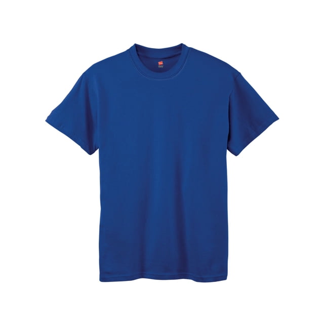 Hanes Boy`s 5.2 oz COMFORTSOFT HEAVYWEIGHT T-Shirt, XS, Deep Royal