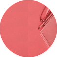 thumbnail image 1 of Ahgly Company Tapis d'Intérieur Ronds Transitionnels Rouges Lavables à la Machine, 7 Pieds Rond, 1 of 7