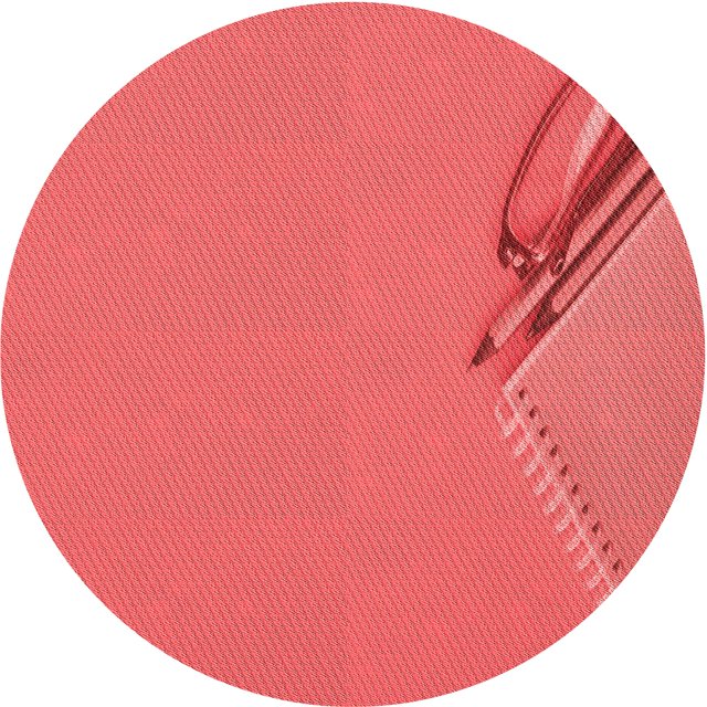 Ahgly Company Tapis d'Intérieur Ronds Transitionnels Rouges Lavables à la Machine, 7 Pieds Rond