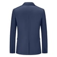 thumbnail image 3 of TIMIFIS Mens Suit Jacket Casual Solid Dress Jacket Daily One Button Business Blazer Formal Wedding Prom Blazer, 3 of 3