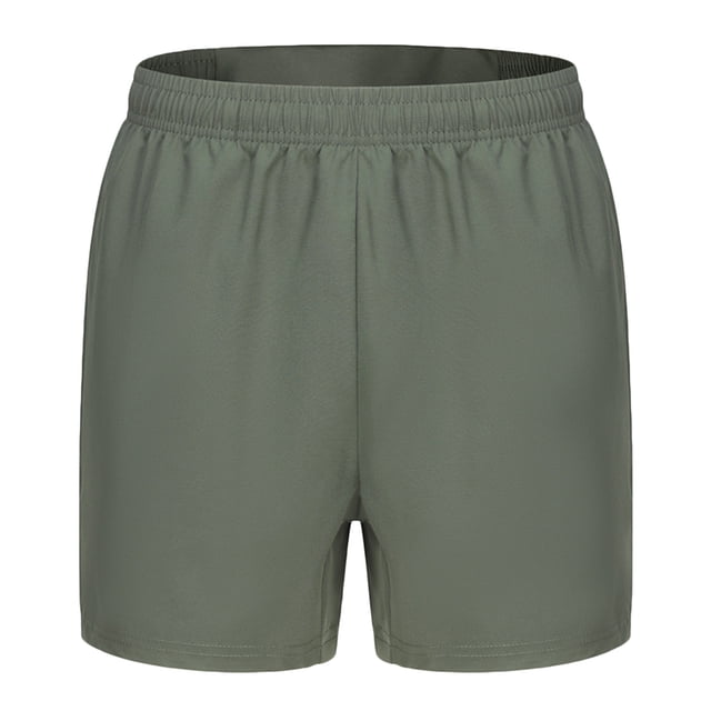 Besolor Men's Gym Workout Shorts Lightweight Elastic Waist Quick Dry Athletic Running Plus Size Shorts with Pockets