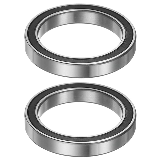 Unique Bargains 6807-2RS Roulements à Billes 35mmx47mmx7mm Acier Chromé ABEC3 Double Étanchéité Lot de 2