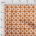 thumbnail image 2 of oneOone Georgette Viscose Orange Fabric Geometric Fabric For Sewing Printed Craft Fabric By The Yard 42 Inch Wide, 2 of 5