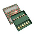 thumbnail image 1 of Stainless Steel Dessert Spoons Forks Tea Spoons Stainless Steel Christmas Spoons 6Pcs B, 1 of 9
