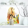 thumbnail image 1 of Design Art - Horse and Foal with Meadow, 1 of 3