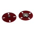 thumbnail image 4 of jifeng 5 Sets Metal Sew on Press Studs Snap Fasteners Button 25mm red, 4 of 9