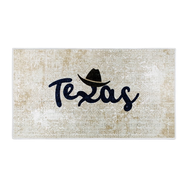 Non-Skid Ultra-Thin Area Rugs Washable Multipurpose 24 x 44 Inches Floor Mat