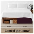 thumbnail image 3 of Swift Home Premium Bed Skirt 14-Inch Tailored Drop, 1 Pack, Twin, 3 of 5