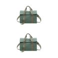 thumbnail image 3 of Youkk Canvas Functional And Practical Handbag For Women Classic And Timeless Style Gift Handbags For Women green 2Set, 3 of 6