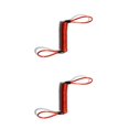 thumbnail image 1 of mmirethe Motorcycle Anti-lost Security Alarm Spring Ropes Lanyards Portable Scooter Reminder Cables Accessories 1.38 Meters Red 2Set, 1 of 6