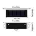 thumbnail image 4 of Solar Outdoor Wall Lights for Garden, Patio & Yard - Weatherproof & Energy Efficient, 4 of 6