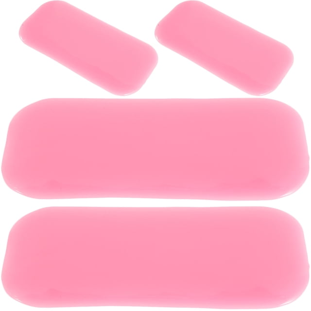 KALLORY 4 Pcs Coussinets de Cils en Silicone Roses pour Extension des Cils Kit d'Entraînement Pratique pour Maquillage
