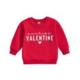 thumbnail image 1 of TZEWGL Crewneck Tops For Toddler Letter Print Long Sleeve Clothes For Baby size 6-12M, 1 of 6