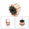 thumbnail image 4 of 1Pc 9×23×17.5(18) Mm 12P Teeth Copper Hook Type Electrical Motor Commutator, 4 of 7