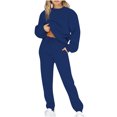 thumbnail image 1 of Cameland Jogging Suits For Womens 2 Piece Long Sleeve Sweat Suit Solid Color Winter Fleece Tracksuits, 1 of 7