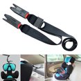thumbnail image 2 of 2-point Strap Universal Seat Fixing Band Isofix/Latch Interface Connection Strap Adjustable Car Child Safety Seat Belt, 2 of 4