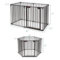thumbnail image 2 of Patiojoy 6-Panel Safety Playards Foldable Playpen for Pet Black, 2 of 7