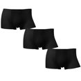 thumbnail image 2 of B91xZ sous-Vêtements pour Hommes Pack Boxeurs en Coton Extensible, Noir 3TG, 2 of 5
