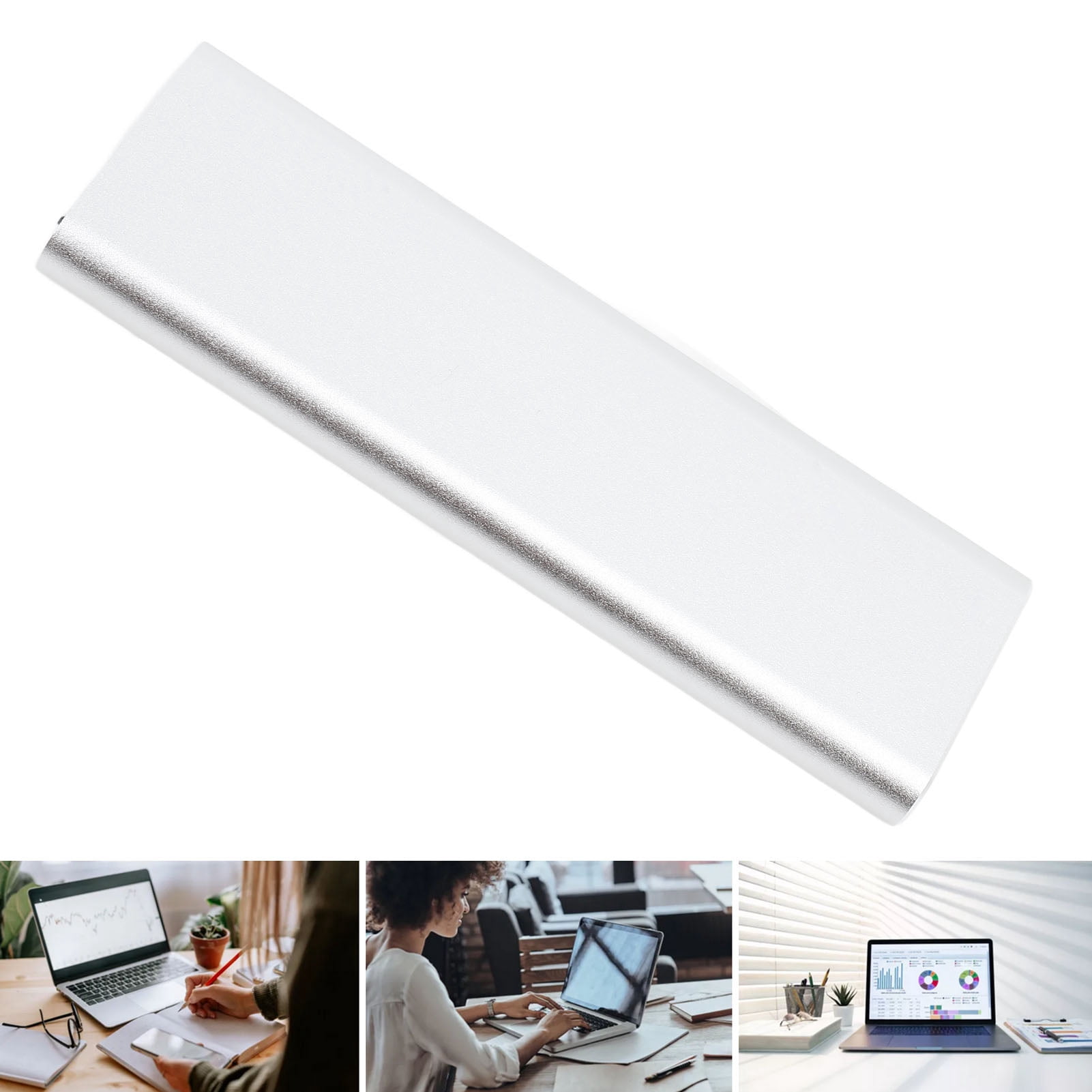 M.2 PCIe NVMe SSD Enclosure, USB3.1 Type C 10Gbps M.2 SSD Enclosure with JMS583 Chip for M.2 NVMe 2230/2242/2260/2280 SSD, Plug and Play