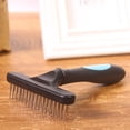 thumbnail image 2 of Pet Grooming Brush for Dogs and Cats Dematting & Deshedding Tool Extra Wide Undercoat Rake Comb Pet Care Accessory for Hair, 2 of 4