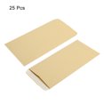 thumbnail image 3 of Unique Bargains Enveloppes de Rangement pour Petits Timbres et Pièces Auto-Scellantes #6, Jaune, Lot de 25, 3 of 5