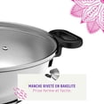 thumbnail image 3 of Karahi Maharaja en acier inoxydable, avec couvercle, 3 of 11