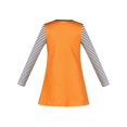 thumbnail image 2 of Robe Fille Col Rond Orange Fantôme Nuit Sombre Confortable Manches Longues 3 Ans, 2 of 6