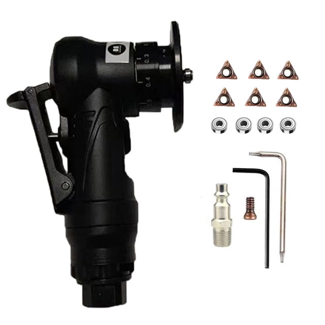Labymos Pneumatic Chamfering Machine Carpenter Chamfering Tool Portable Handheld Grinder Metal Wood Acrylic Deburring Beveling