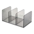 thumbnail image 2 of Kadlawus Acrylic Desktop Organizer, 3 Slot Clear File Rack, Space Saving Storage Stand for Office Desk, Teen Study Table, Books, Magazines, Documents, 2 of 6