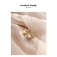 thumbnail image 2 of HOOUN Boucles d'Oreilles Clous pour Femme en Or Perle Mickey Mouse, 2 of 5
